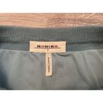 Rodier Wool Blend Knit Pencil Skirt Blue Green Size 42 Lined Made in Tunisia Photo 4