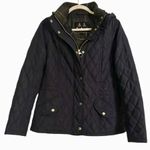 Barbour  Navy Blue Millfire Diamond Quilted Jacket Size 10 MSRP 265.00 Photo 3