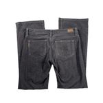 Paige Laurel Canyon Charcoal Gray Low Rise Flare Corduroy Jeans Pants Size 30 Photo 2