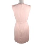 Mundi Gianni Bini Dress 6 Pink Cap Sleeves Sheath Lined Back Zipper Photo 9