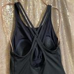 Speedo black endurance one piece swimsuit, criss cross back, size 8 Photo 3