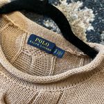 Ralph Lauren Polo  Women's SP Beige Cable-Knit Pullover Sweater Photo 2