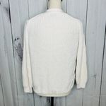 Old Navy  Cardigan Sweater Ivory Ribbed Cable Knit Button Up Women’s Sz XS Photo 7