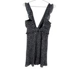 The East Order  Black Animal Print Blake Mini Dress Photo 2