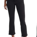 Madewell Black Curvy Kickout Crop Jeans Photo 0