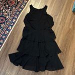 Slny NWT  Elegant Black Sleeveless Dress Cascading Layers Formal Cocktail Photo 6