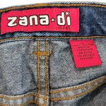 Zana Di Flare Blue Denim Jeans 100% Cotton Curvy Fit Size Women's 16 Photo 6