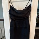 Revolve Superdown Black Cowl Neck Mini Dress — Size S Photo 3