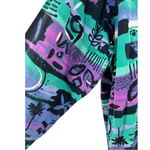 Krazy Kat  80s abstract art to wear long sleeve button up cotton casual vintage L Photo 1