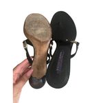 Ralph Lauren  Purple Label Black Kitten Heels Size 8.5 Photo 6