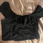 Lottie Moss Black Crop Top Photo 0