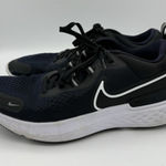 Nike React Miler 2 Sneakers Womens 8.5 Navy/Black Athletic Gym Running Travel Photo 0