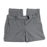 Loft Ann Taylor Blck and White Gingham Checkered Marisa Cropped Pants Photo 0