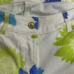 J. McLaughlin ‎ Lexi Jeans White Floral Print Jeans Size 2  RARE Photo 5