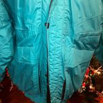 American Vintage New XL men’s Vintage teal down feather hooded winter coat Photo 4