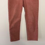 American Eagle  Mom Straight Leg Pants Corduroy Super High Rise Mauve Size 12 Photo 9