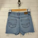 American Eagle Light Wash Mom Jean Shorts Size 2 Long Photo 7