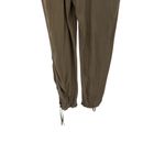 Free People Free‎ People Roaring Rayon Utilitarian jumpsuit Olive Green Drawstring Size 4 Photo 11
