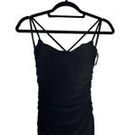 La Femme NWT  28792 Scoop Neck Open Back Sheath Dress High Leg Slit Women's SZ 0 Photo 3