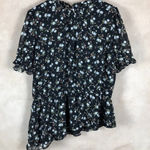 Lea & Viola Women's Plus Size Asymmetrical Floral Top NWT 1X Photo 0