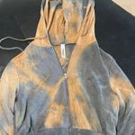 Grey Tie Dye Cropped Jacket & Jogger Set Multiple Size M Photo 3