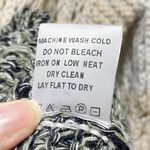 One Grey Day Tan Gray Stripped Bell Sleeve Knitted Sweater Photo 8