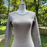 Lovers + Friends  Revolve Beige Thermal Mini Tunic Top Dress in Size XS X-Small Photo 1