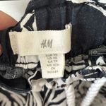H&M  Navy‎ Printed Tropical Linen Pull On Shorts Size XS Photo 2