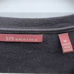 525 America  Black V Neck Women's Size Medium Classic Versatile‎ Pullover Sweater Photo 2