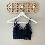 Free People  Adella Bralette Black Sz XS Photo 1