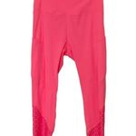 Zyia  ACTIVE Neon Coral Flower Power Lux High Rise Leggings Pink Size 6/8 Photo 2