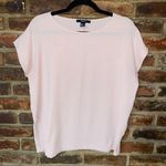 Forever 21 Pink Textured Short Sleeve Blouse Women's Size Small Photo 0