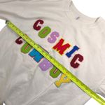 Jerzees cosmic cowboy graphic sweatshirt in white Photo 5