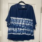 Young Fabulous and Broke Raw Hem Cotton Tye Dye Top in M/L Photo 0
