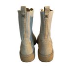 Sam Edelman Tan Suede Leather Knit Lydell Combat Boot Boho Grunge Winter 90s Photo 6