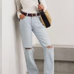 RE/DONE New 90s High Rise Loose Bleach Destroy - 25 - $295 Photo 1