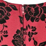 City Studio Women Floral Holiday V Neck Sleeveless Tiered Dress Size 5 Red Black Photo 4