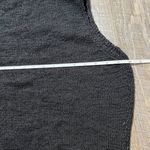 Vintage 90s Black Knit Turtleneck Baggy Sleeveless Sweater Top Womens Sz Medium Photo 4
