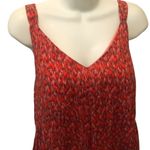 Joie  Tiered Maxi Dress Sz M Tea Rose 100% Cotton Pair With Jean  Jacket For Fall Photo 2