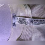 ZARA  Cream Ruffled Crop Top Photo 4