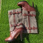 Cole Haan X Nike Air Kennedy Buckle Women’s Boots Size 7B Brown Photo 4