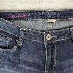 Arizona  Jeans Womens Juniors 11 Curvy Skinny Mid Rise Dark Wash Stretch Denim Photo 4