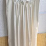 Vintage Shadowline Front Lace Bodice Peignoir Set Robe & Nightgown Ivory Size M‎ Size M Photo 2