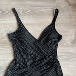 MiracleSuit Pin Point Oceanus V-neck Slimming One Piece Swimsuit Photo 4