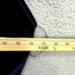 Blashe Slip Dress Womens Small Blue Velvet Halter Cowl Neck HOCO Prom Event Glam Photo 3