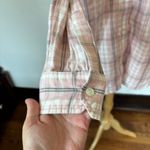 Charter Club Pastel Pink Plaid Button Down Shirt Photo 4