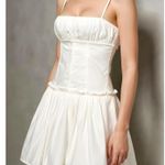 Majorelle Carly Cotton Poplin Mini Dress, White, XS Photo 2