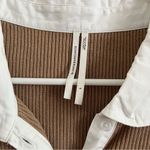 Anthropologie By  • Caramel White Ribbed Polo Dress Photo 5