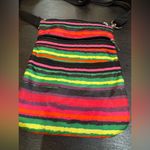 Colorful Striped Crossbody Bag Red Photo 1
