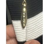 Juicy Couture  Striped Embroidered Black & White Dress size XS Photo 4